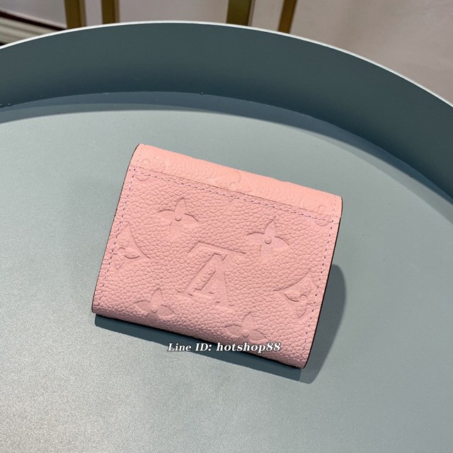 路易威登LV錢包 M62936 粉色 Zoé錢夾 LV新款零錢卡包 xxlv2724